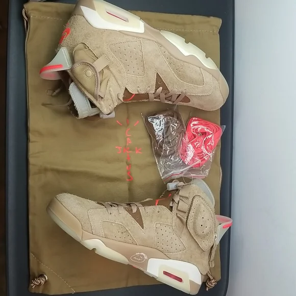 Air Jordan 6 Retro SP " British Khaki" - Picture 9 of 10